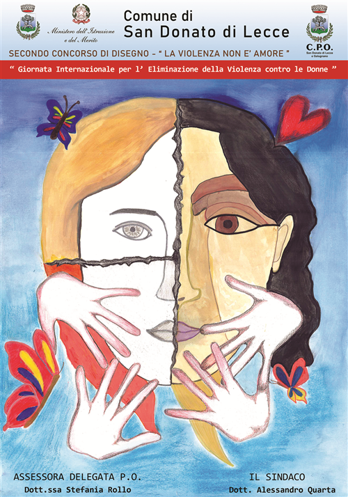 Concorso di disegno "La violenza non è amore": premiati i vincitori